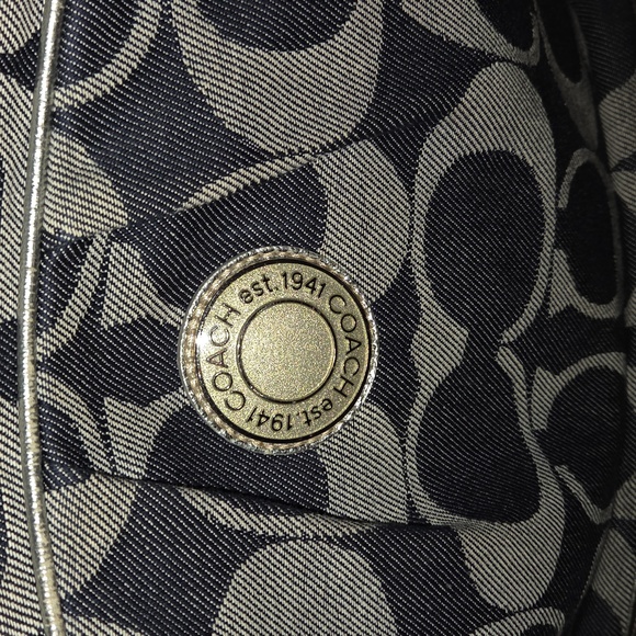 Coach 1941 Denim Backpack - Picture 2 of 9